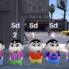 GTA5 Shinchan 5 PED Mods Bundle