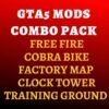 GTA 5 Mods Free Fire Map Combo Pack