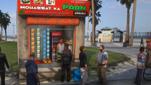 GTA 5 Mods 3D Pan Shop and Thela