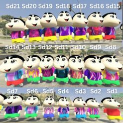 GTA 5 Mods Shinchan 22 Ped Combo Pack