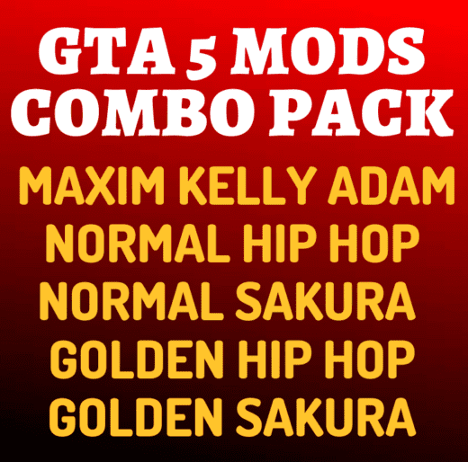 GTA 5 Mods Free Fire Combo Pack 7 Ped