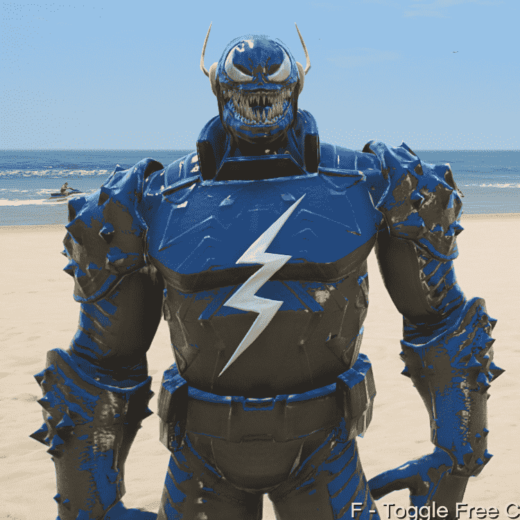 GTA 5 Mods Armour Venom Flash Addon Ped