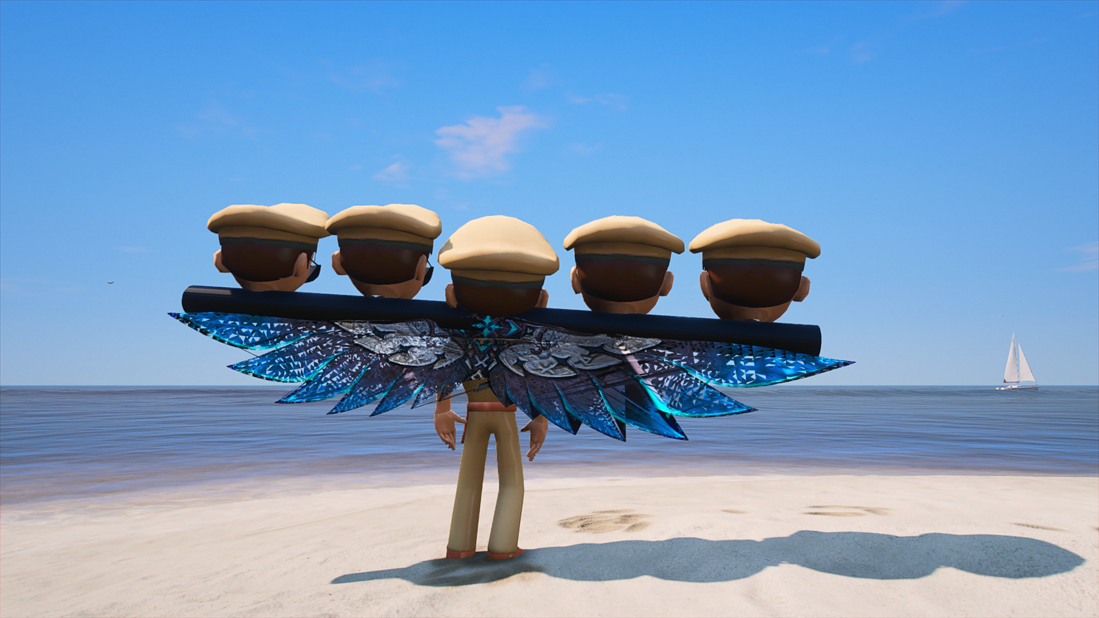 GTA 5 Mods Little Singham 5 Head Addon Ped