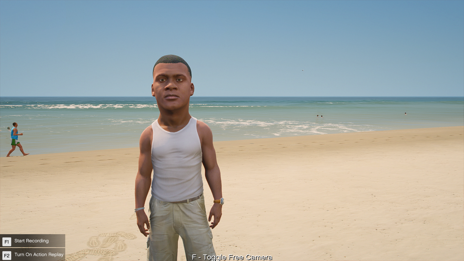 GTA 5 Mods Franklin Big Head Addon Ped (V1)