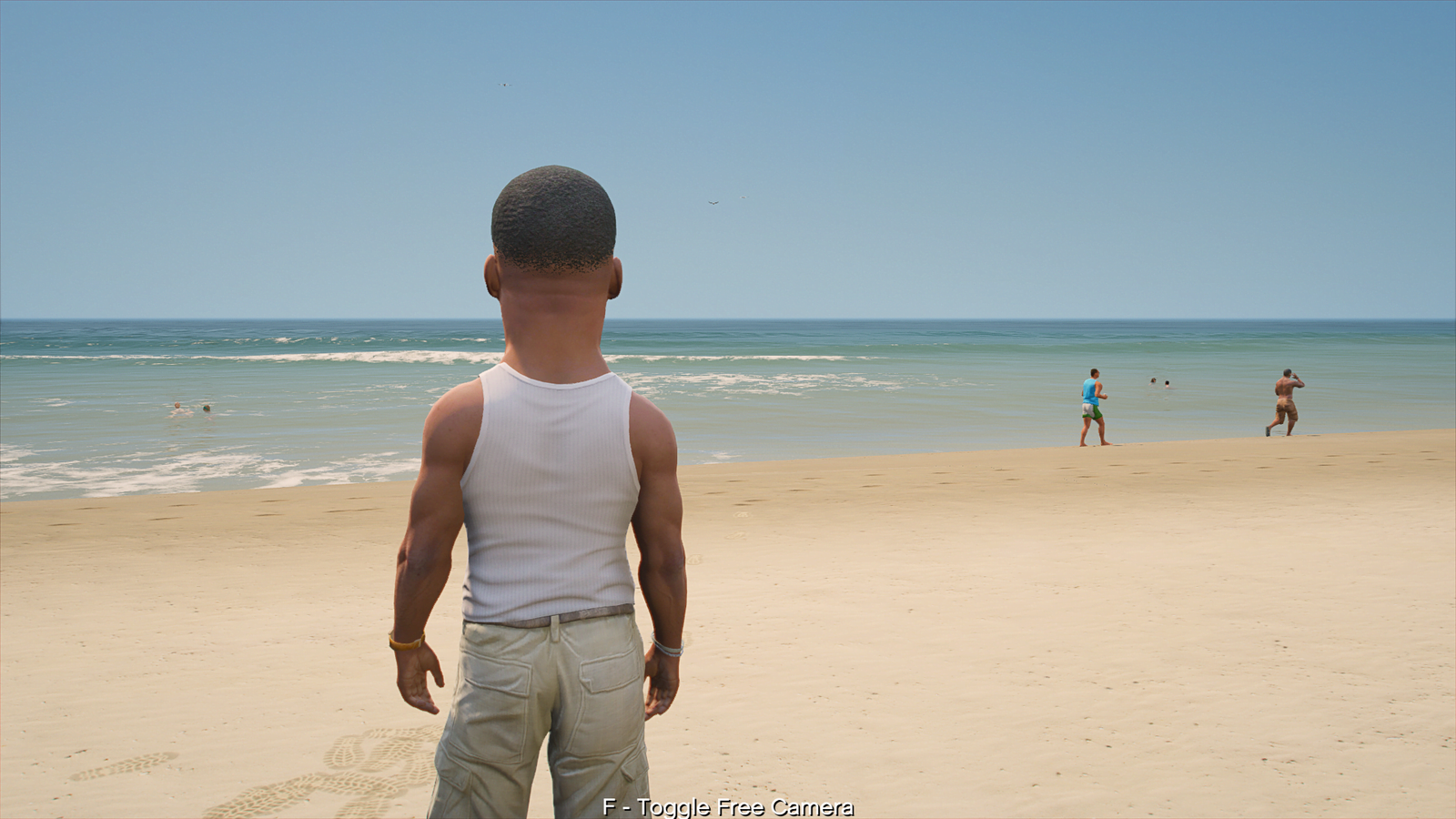 GTA 5 Mods Franklin Big Head Addon Ped (V1)