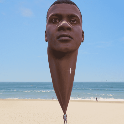 GTA 5 Mods Franklin Big Head Addon Ped (V4)