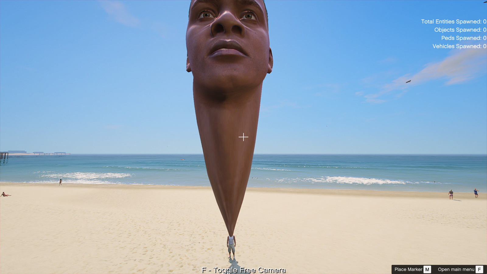 GTA 5 Mods Franklin Big Head Addon Ped (V4)