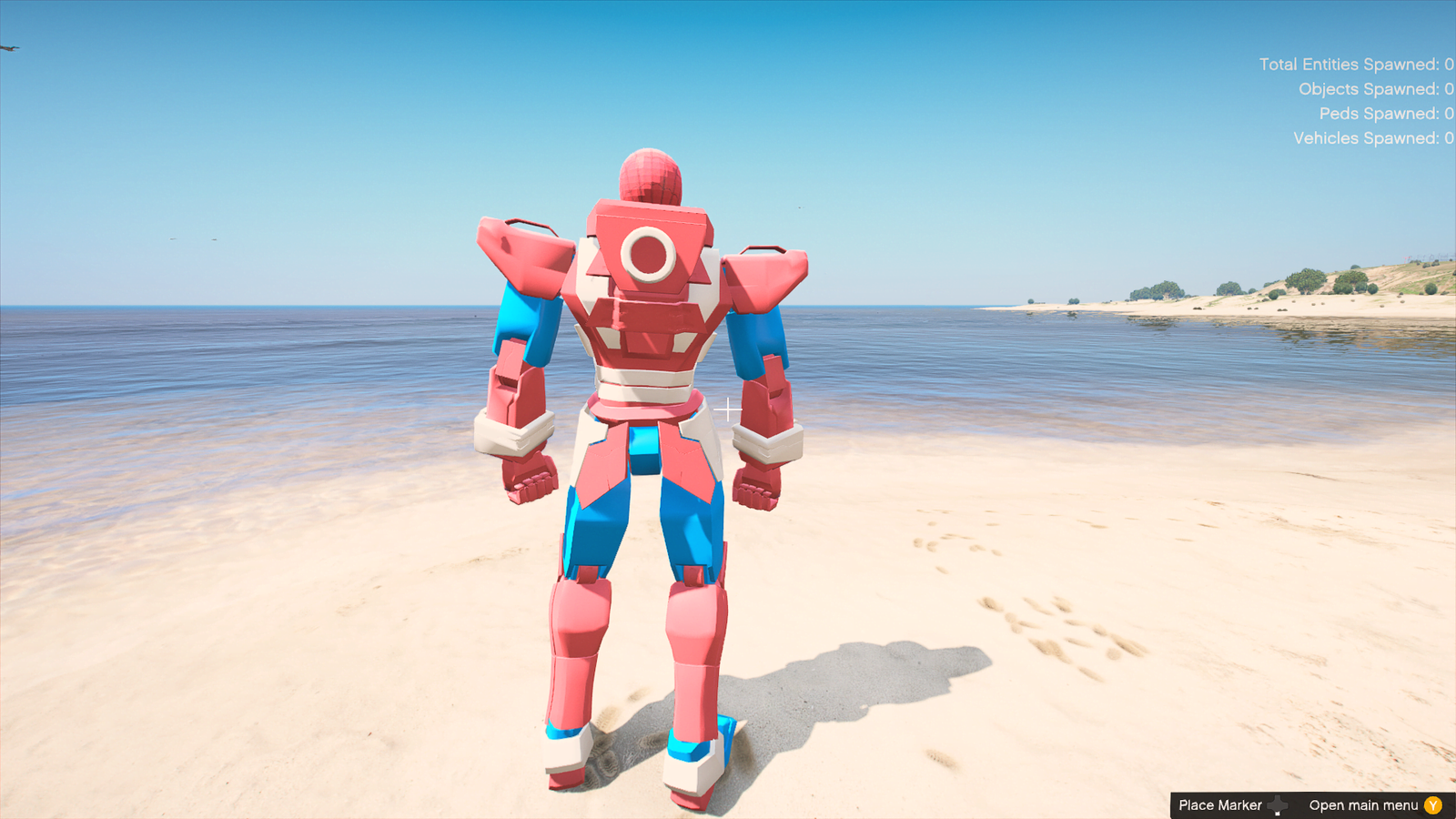 GTA 5 Mods Spiderman Robot Addon Ped (Lv4)