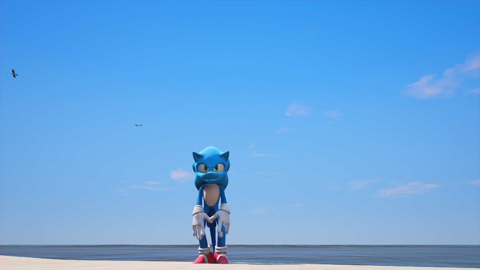 GTA 5 Mods Shark Sonic Addon Ped (V2)