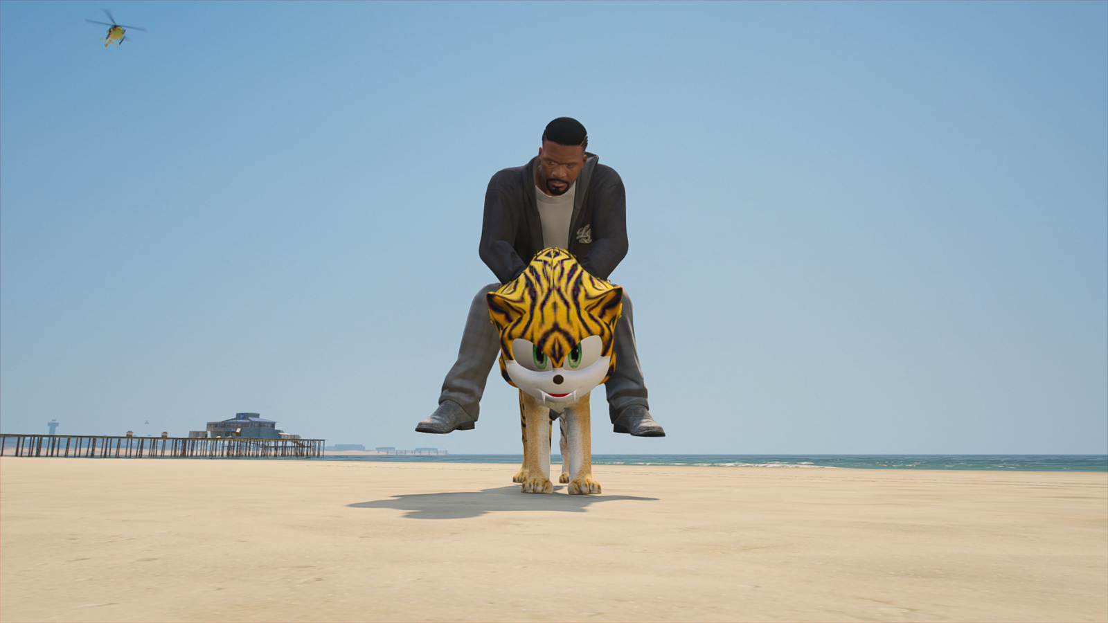 GTA 5 Mods Tiger Sonic Addon Ped