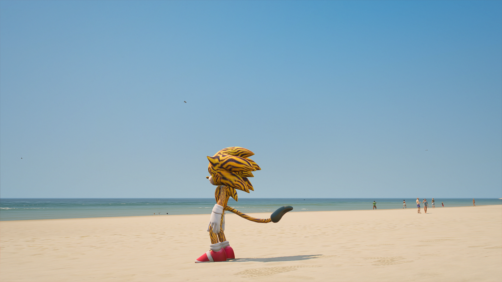 GTA 5 Mods Tiger Sonic Addon Ped