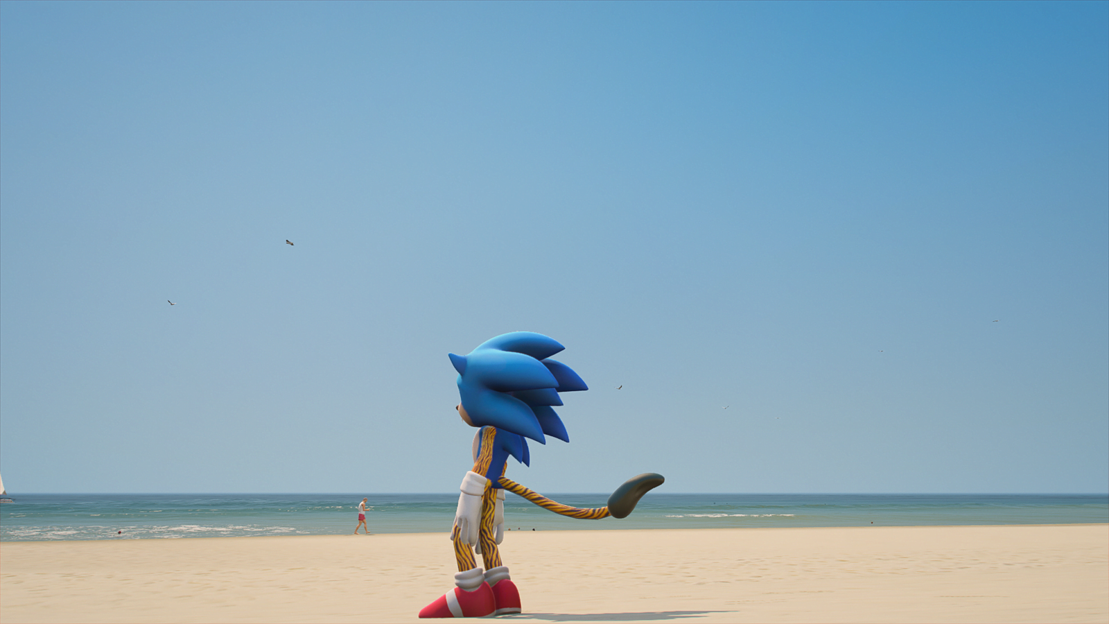 GTA 5 Mods Tiger Sonic Addon Ped