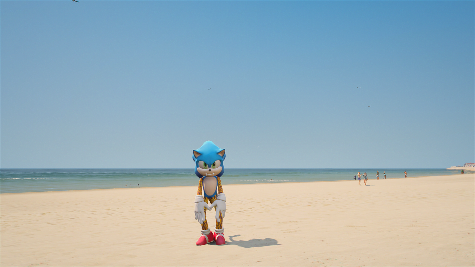 GTA 5 Mods Tiger Sonic Addon Ped