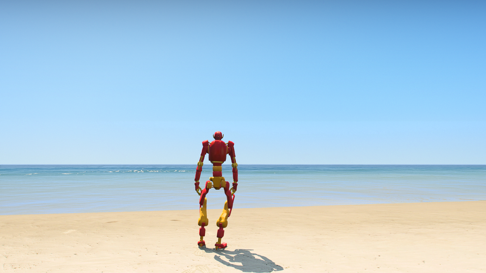 GTA 5 Mods Robot Flash Addon Ped