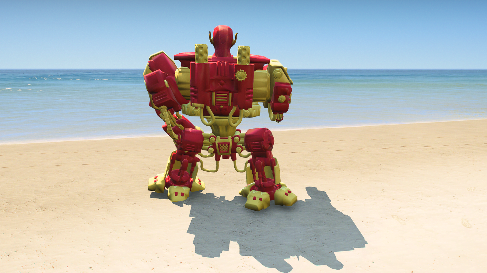 GTA 5 Mods Robot Flash Addon Ped