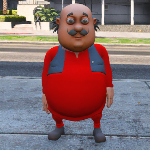 GTA 5 Mods Motu in MOTU PATLU Addon Ped