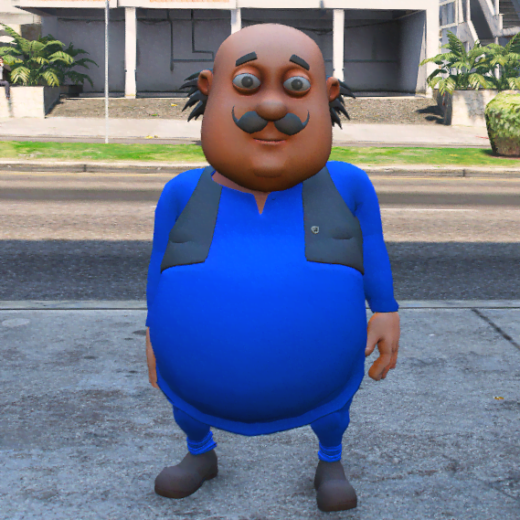 GTA 5 Mods Motu in MOTU PATLU Addon Ped