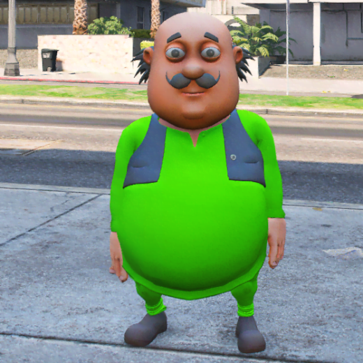 GTA 5 Mods Motu in MOTU PATLU Addon Ped