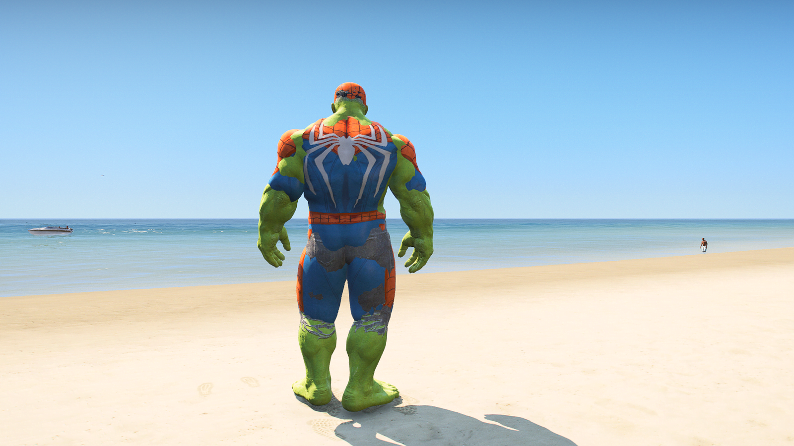 GTA 5 Mods Spiderman Hulk Addon Ped
