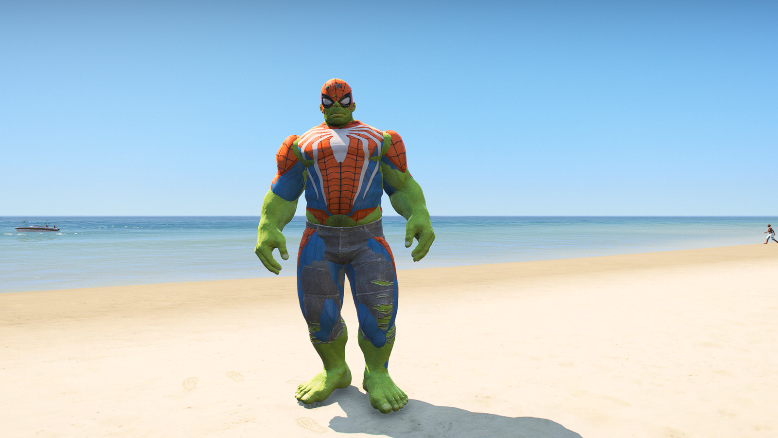 GTA 5 Mods Spiderman Hulk Addon Ped