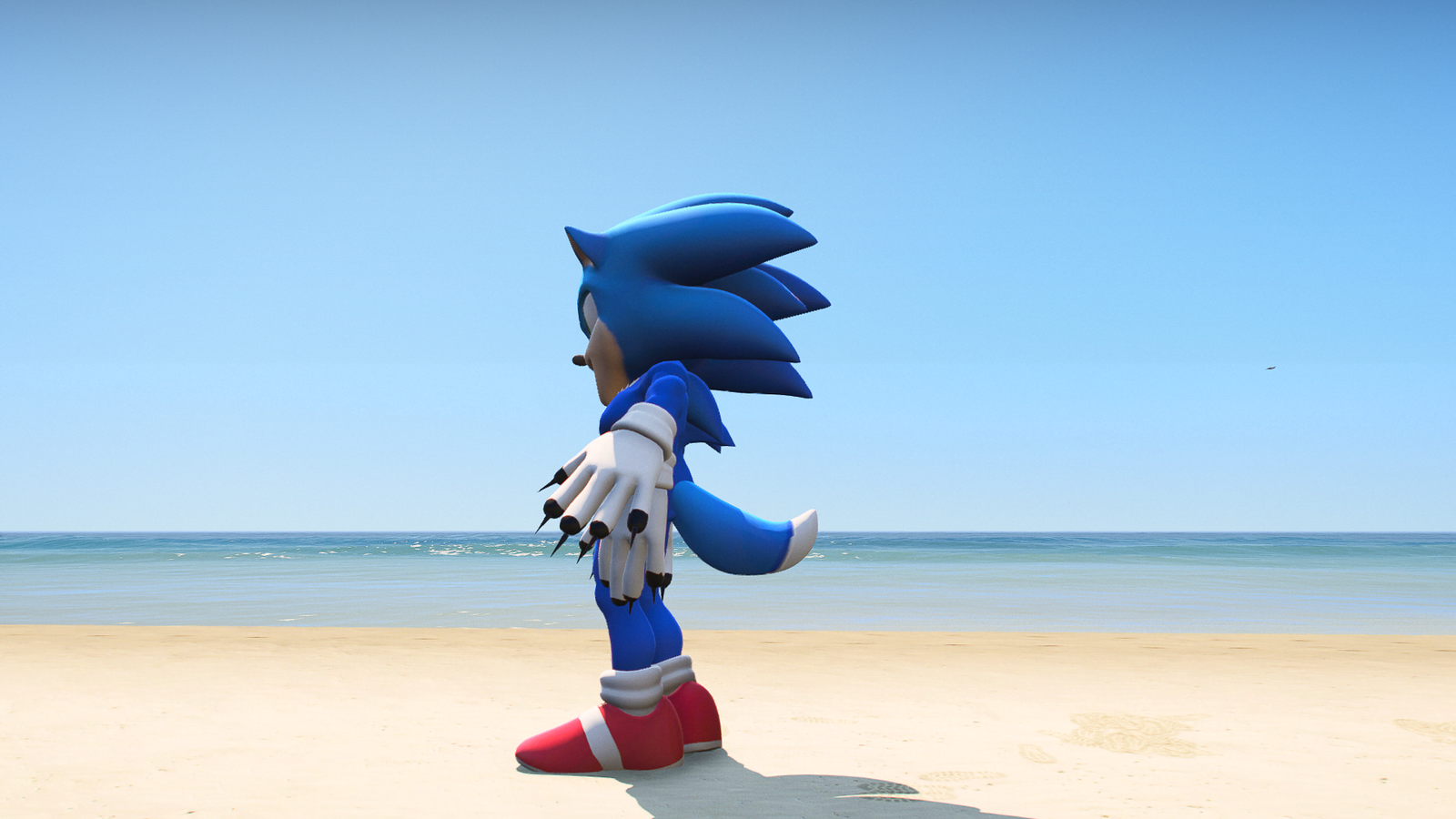 GTA 5 Mods WEREWOLF SONIC Addon Ped