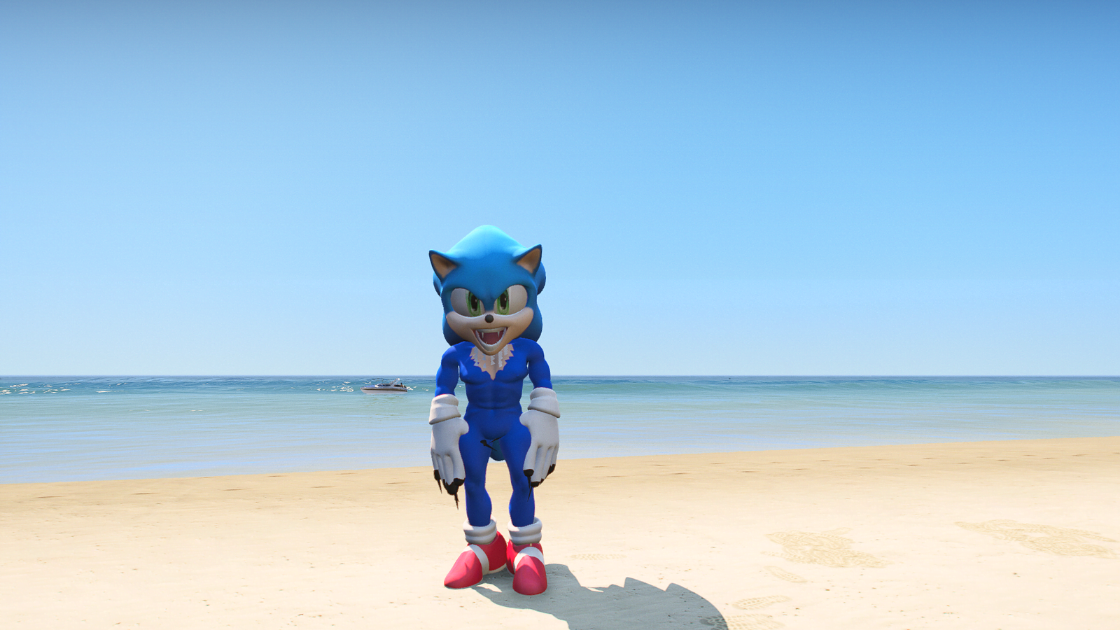 GTA 5 Mods WEREWOLF SONIC Addon Ped