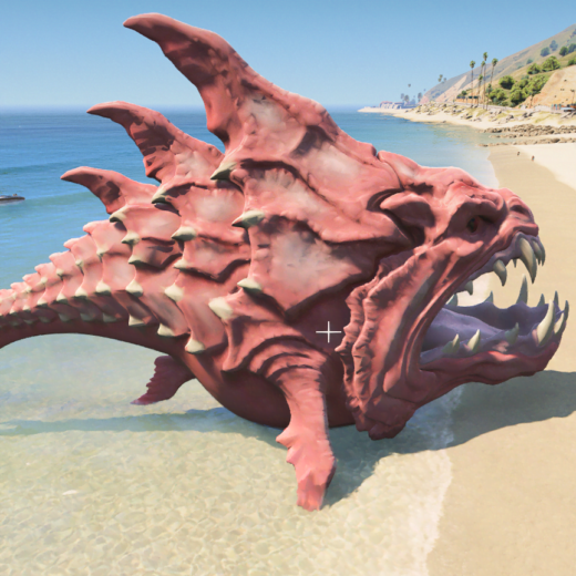 GTA 5 Mods Monster Fish Addon Ped