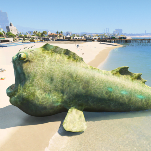 GTA 5 Mods Monster Fish Addon Ped