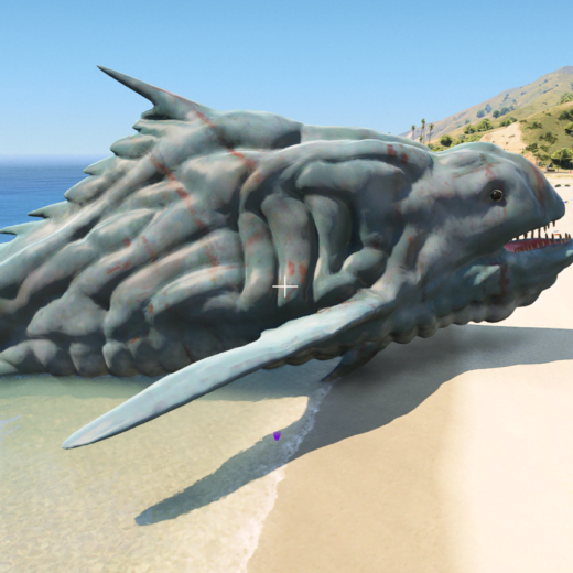 GTA 5 Mods Monster Shark Addon Ped