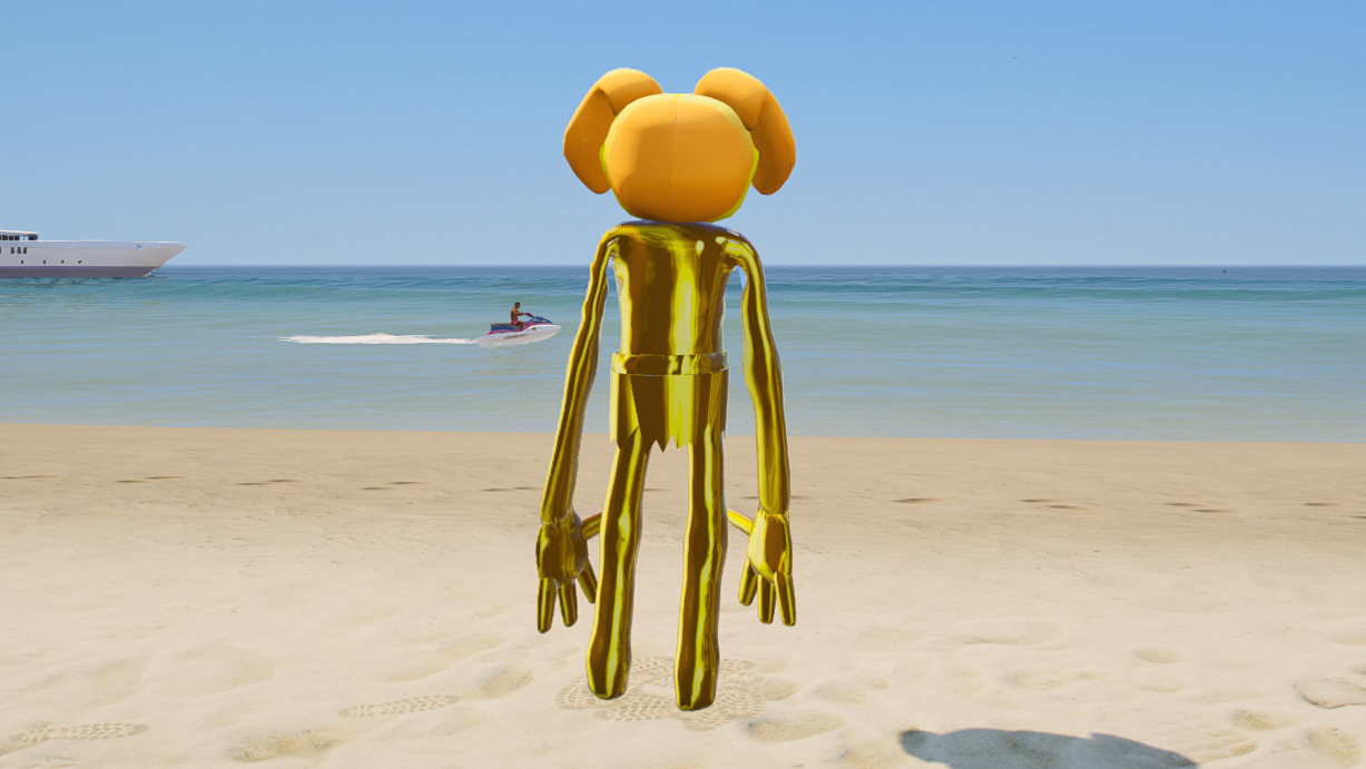 GTA 5 Mods Gold DogDay Addon Ped