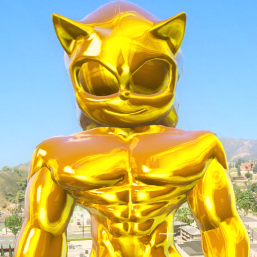 GTA 5 Mods Gold Muscular Sonic Giant Addon Ped