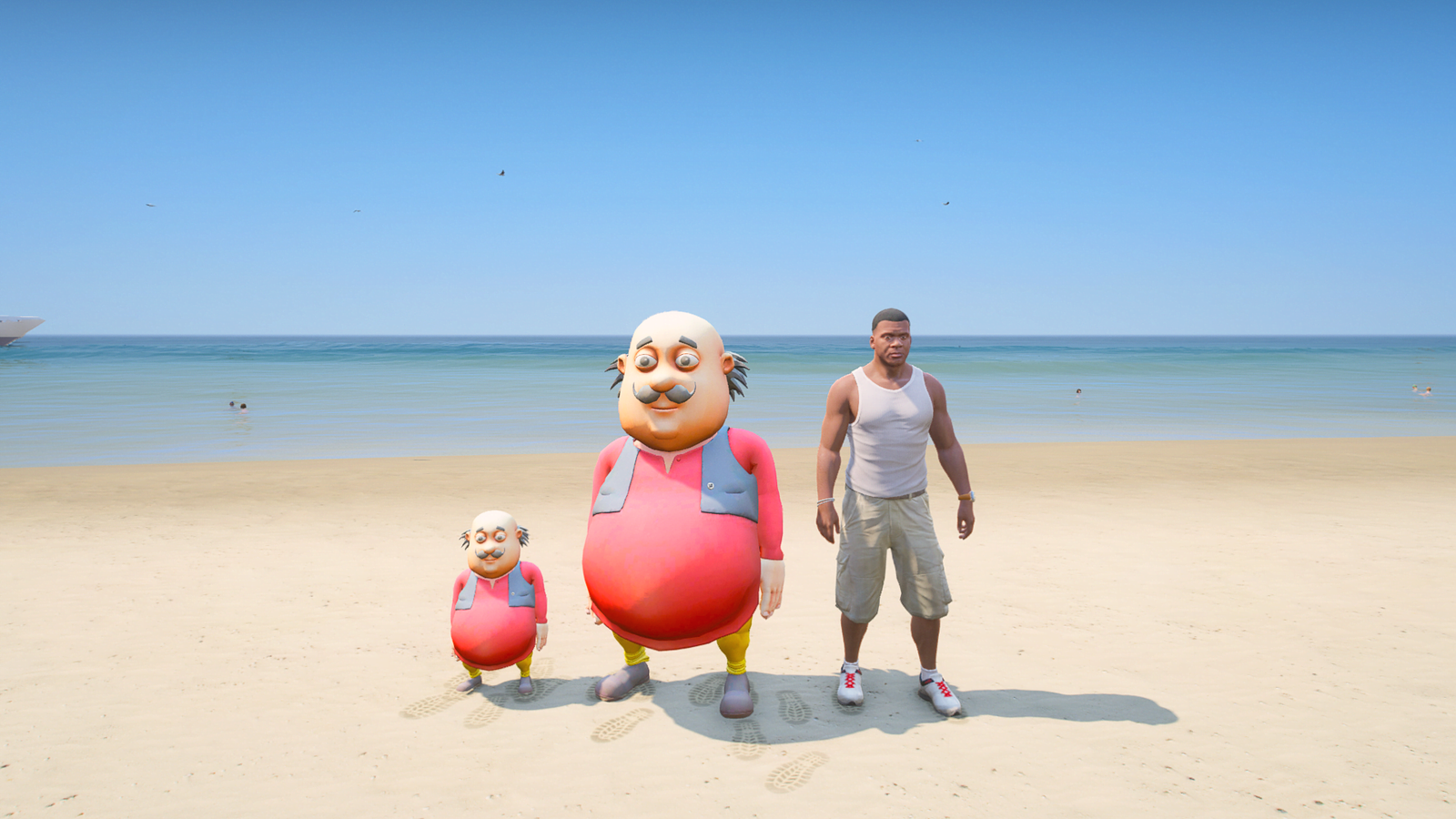 GTA 5 Mods Small Motu Patlu Addon PED