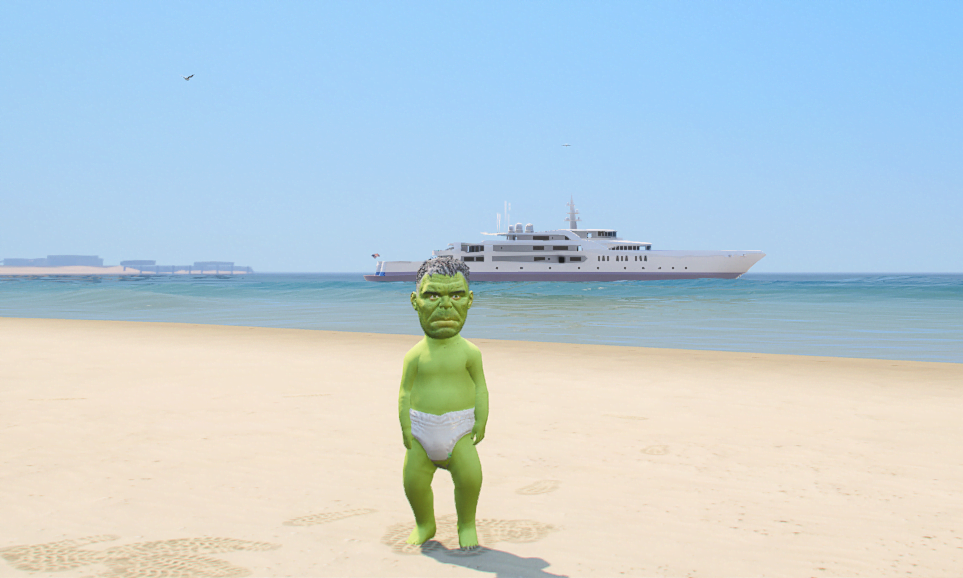 GTA 5 Mods Baby Hulk Addon Ped