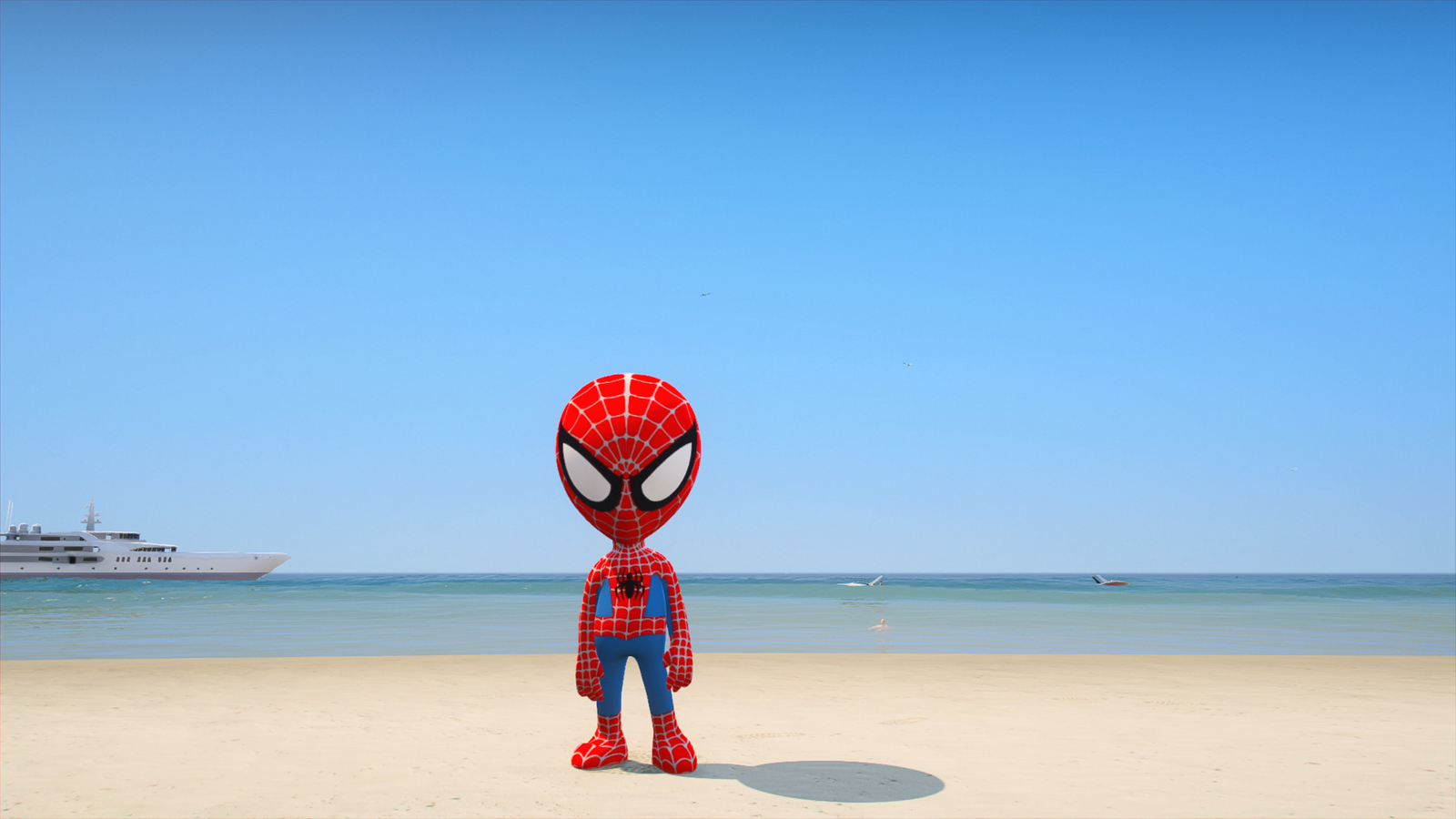 GTA 5 Mods Baby Spiderman Addon Ped