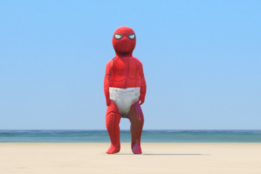 GTA 5 Mods Baby Spiderman Addon Ped