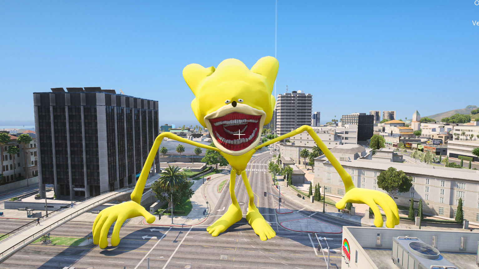 GTA 5 Mods SHIN SONIC Super Sonic Tapes Giant Addon Ped