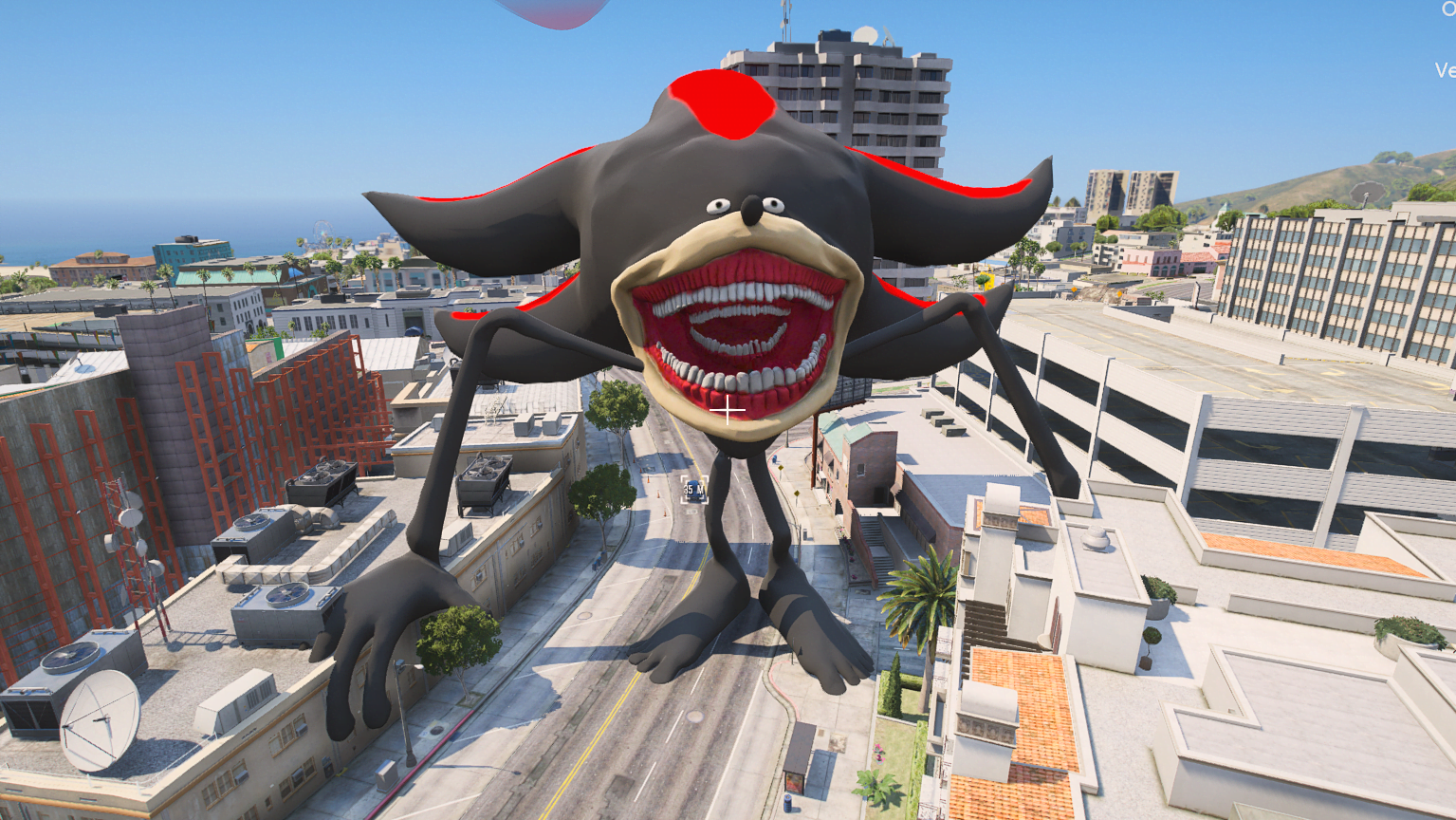 GTA 5 Mods SHIN SONIC Shadow Tapes Giant Addon Ped