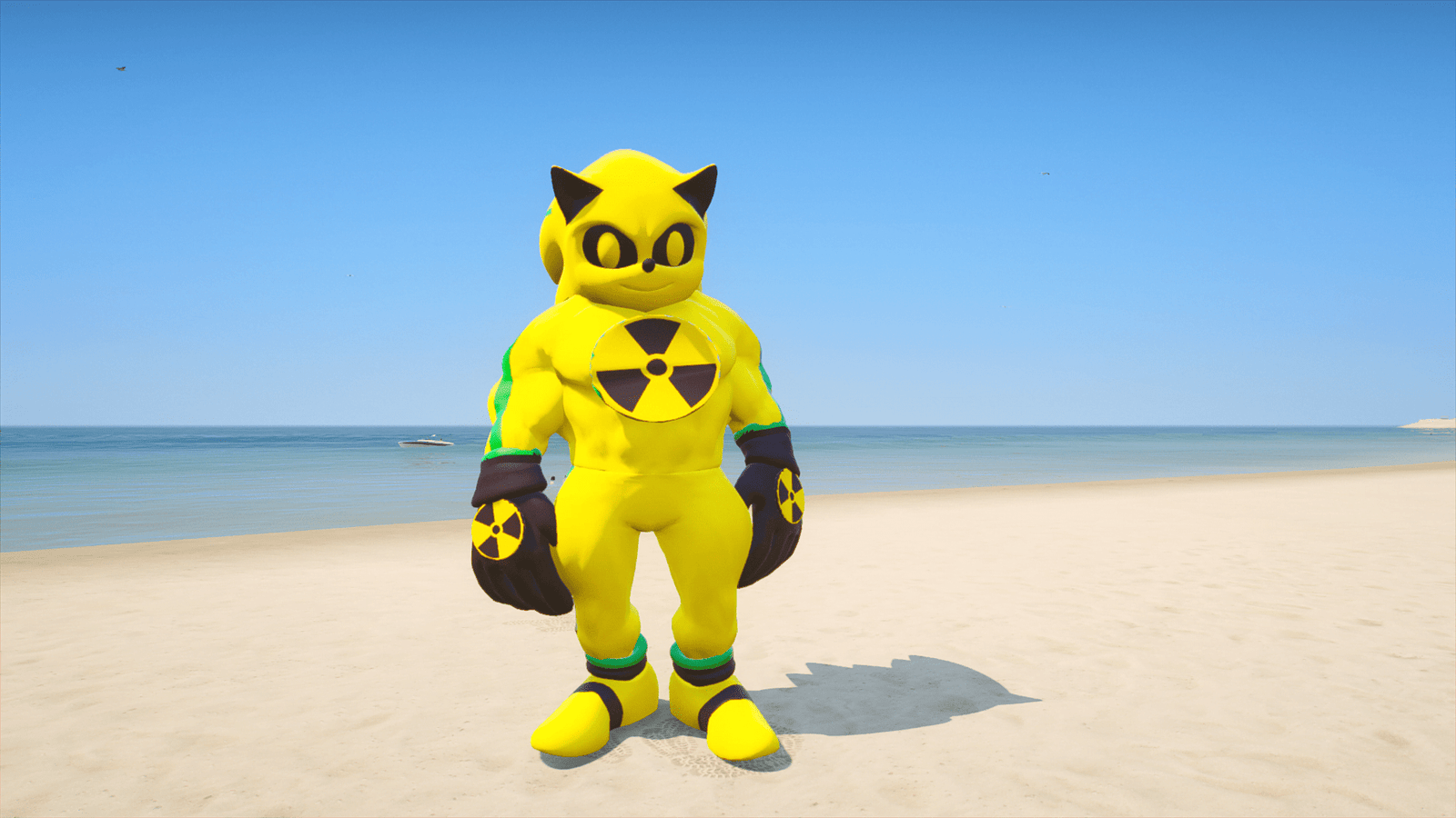 GTA 5 Mods NUCLEAR SONIC Addon Ped