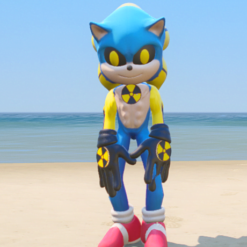 GTA 5 Mods NUCLEAR SONIC Addon Ped