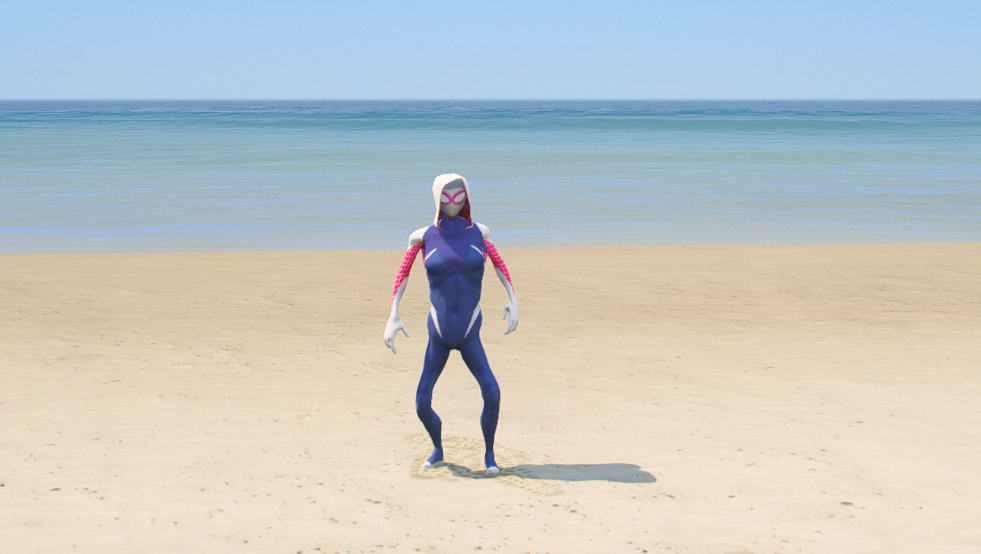 GTA 5 Mods Gwen Stacy Kid Addon Ped