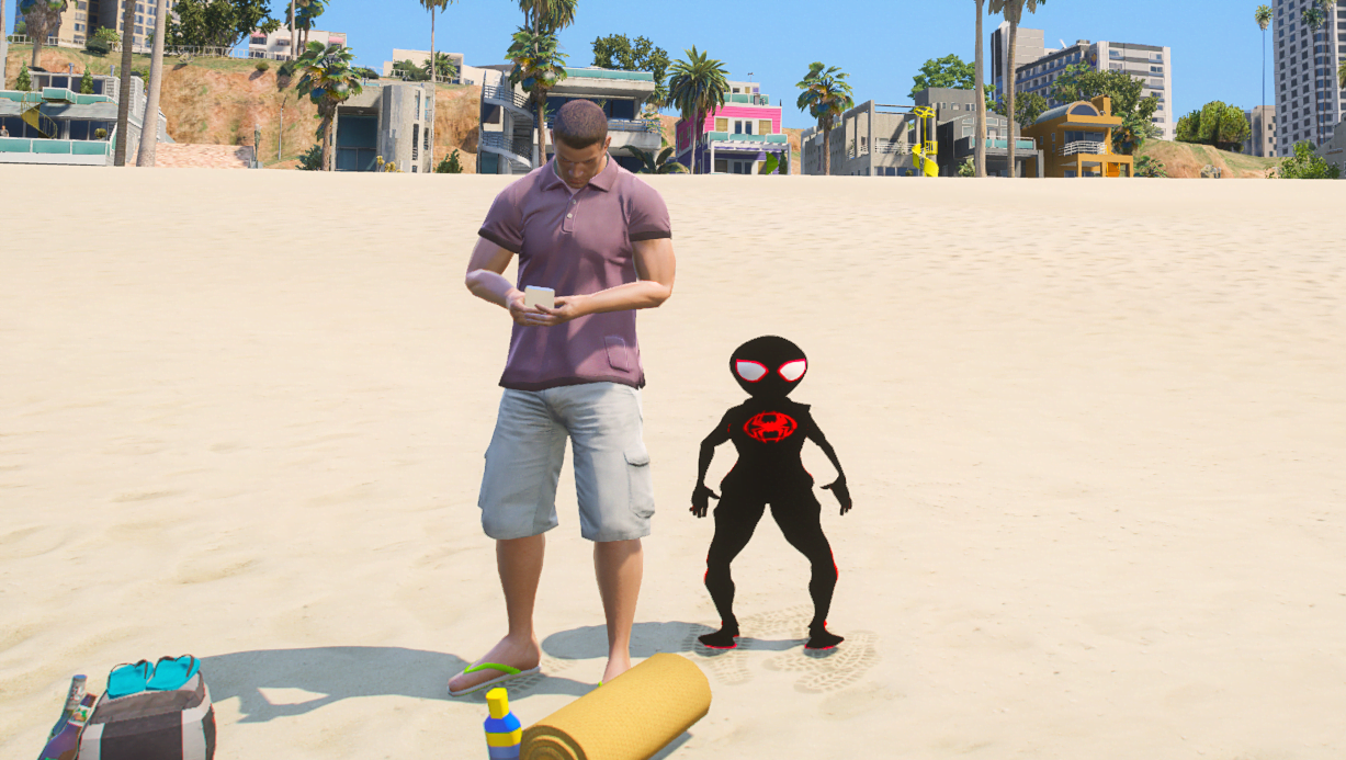 GTA 5 Mods Spiderman Miles Morales Kid