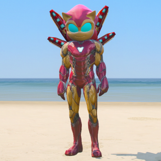 GTA 5 Mods Sonic Iron Man