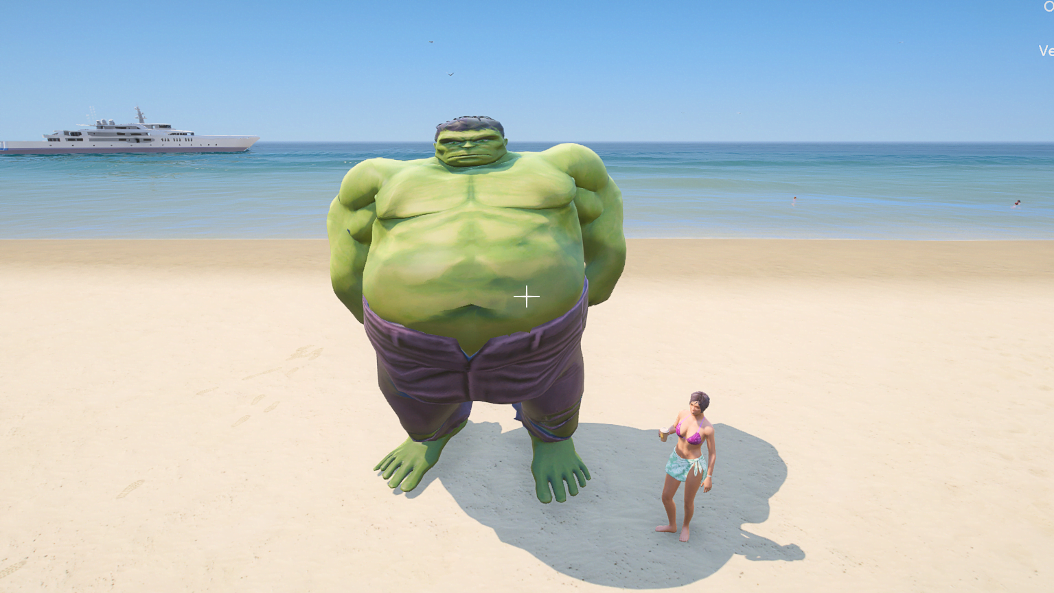 GTA 5 Mods Skinny to Fatty Hulk