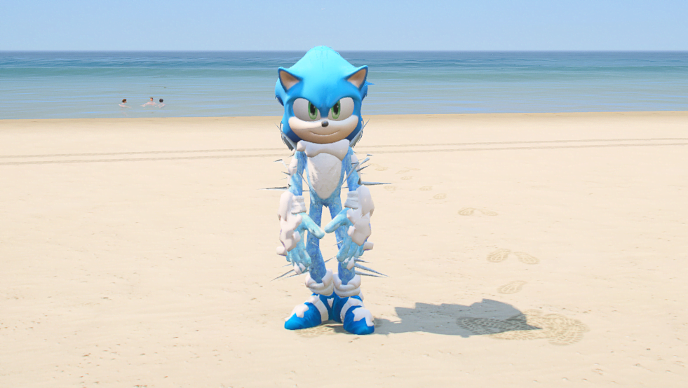 GTA 5 Mods Ice Sonic