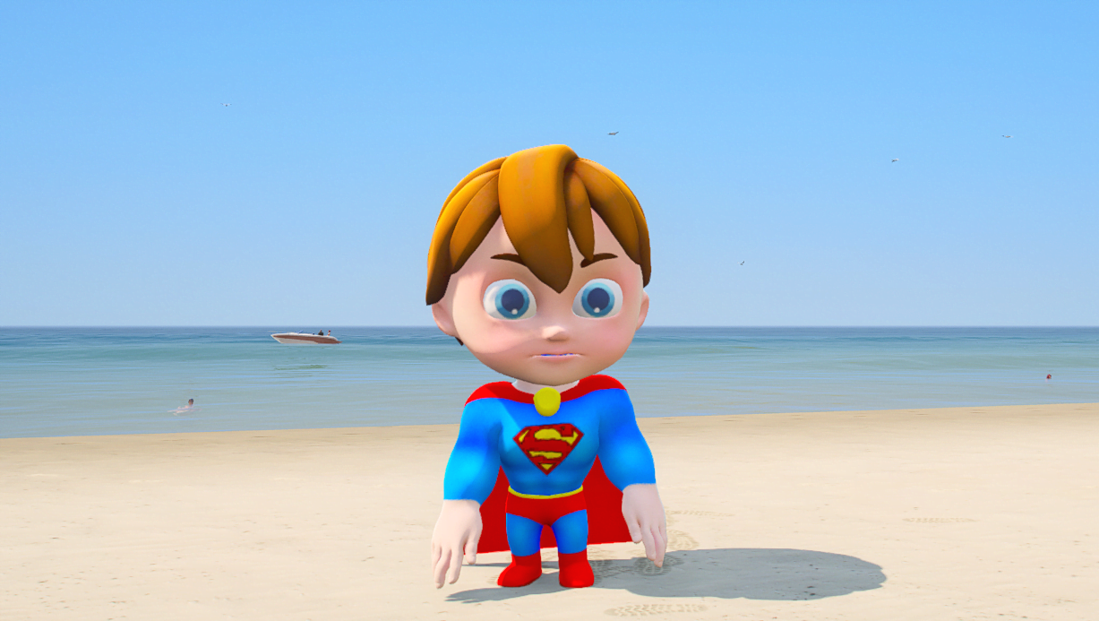 GTA 5 Mods Superman Kid
