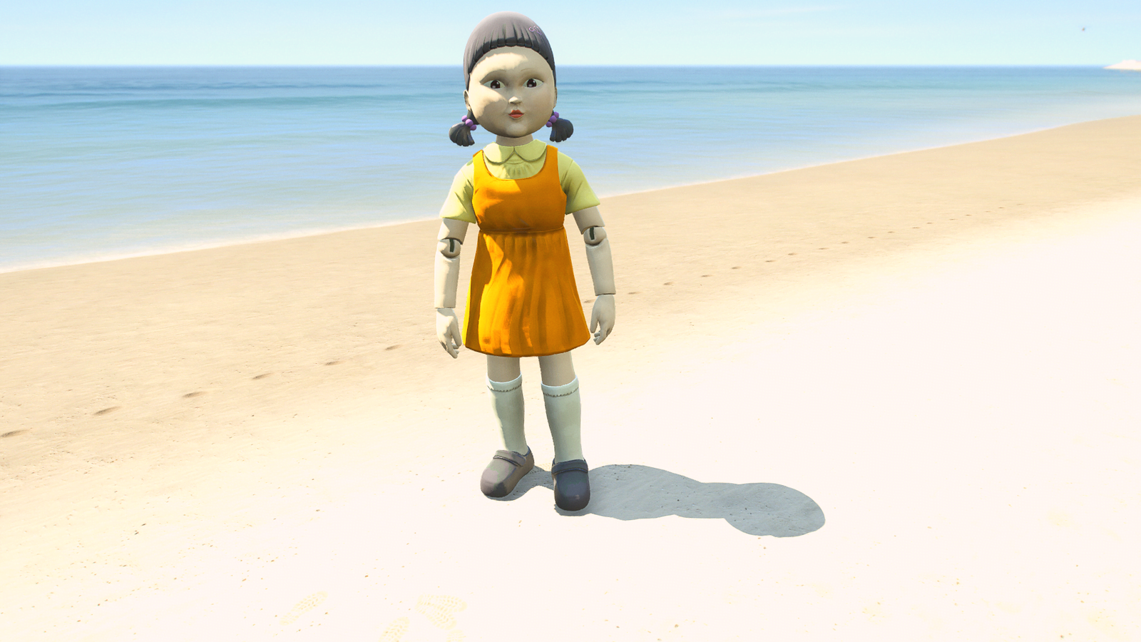 GTA 5 Mods Squid Game Doll Big