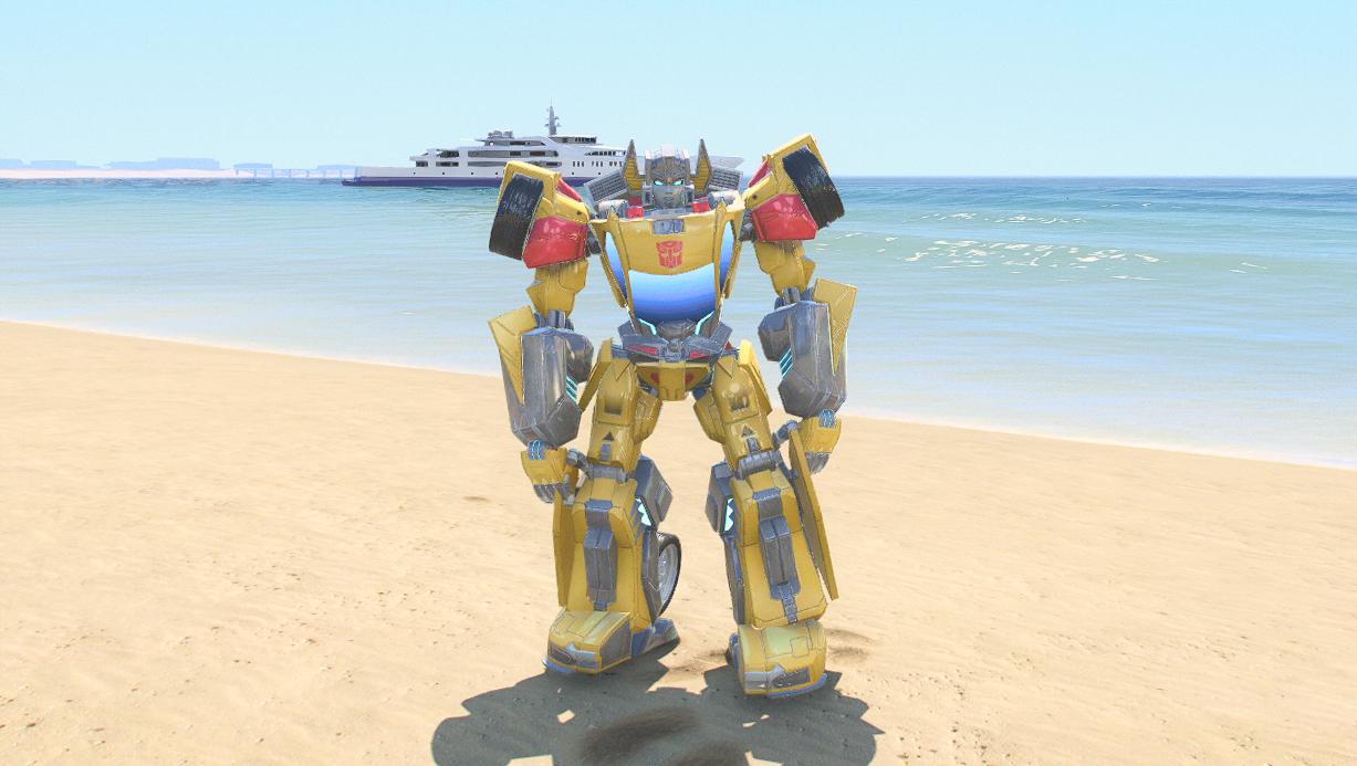 GTA 5 Mods Sunstreaker Addon Ped