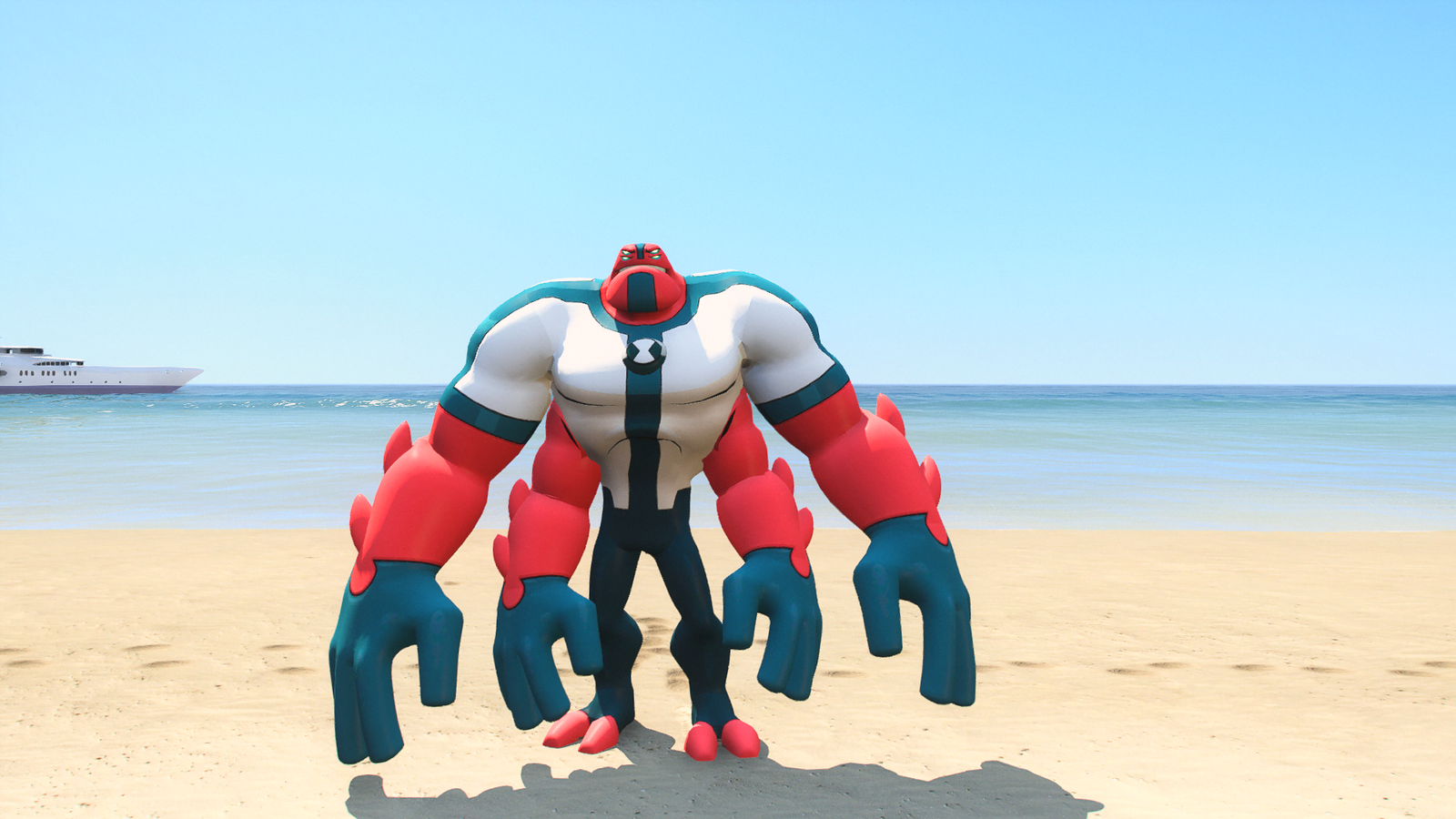 GTA 5 Mods Ben 10 Four Arms Addon Ped