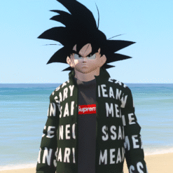 GTA 5 Mods Drip Goku Addon Ped