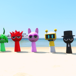 GTA 5 Mods Sprunki 7 Character Pack